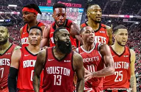 关于火箭队员展现团结力量，齐心协力获胜的信息