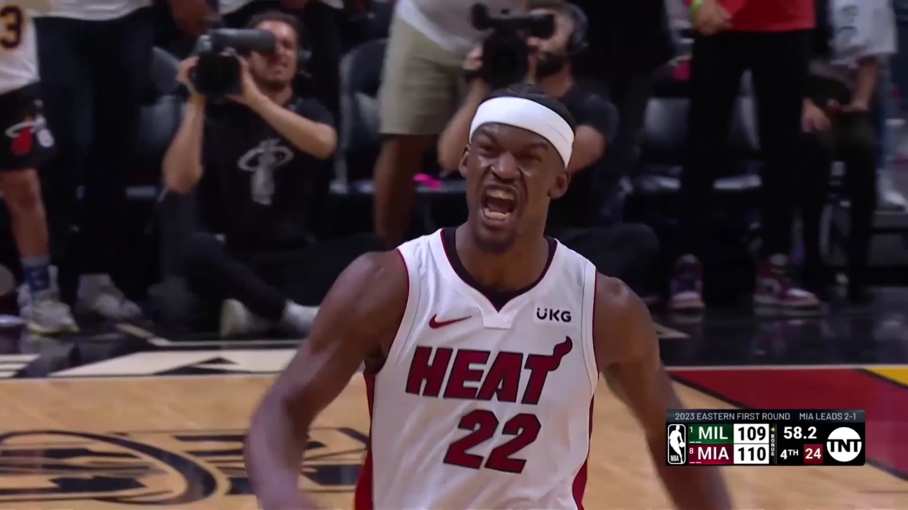 热火击败篮网，巴特勒全队最高23分的简单介绍